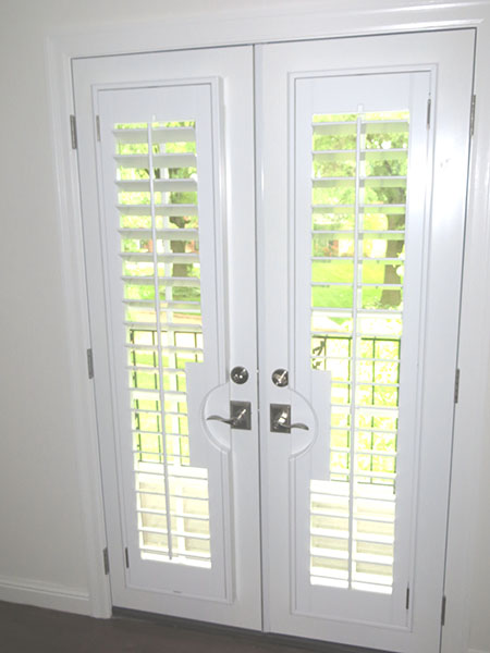 Shutters on French Door 450