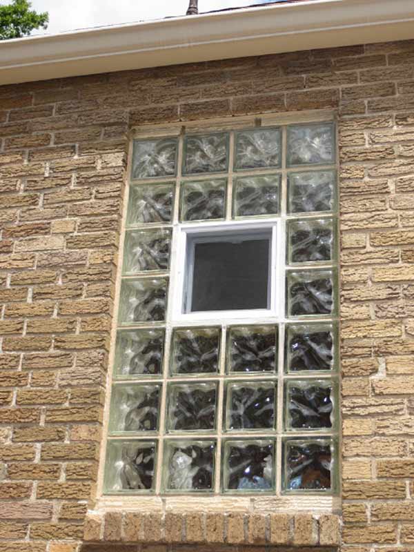 Glass Block Windows in St. Louis  Glass Block Bathroom 