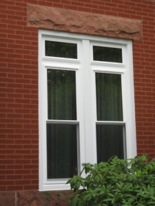 single hung window with fixed window 225x300