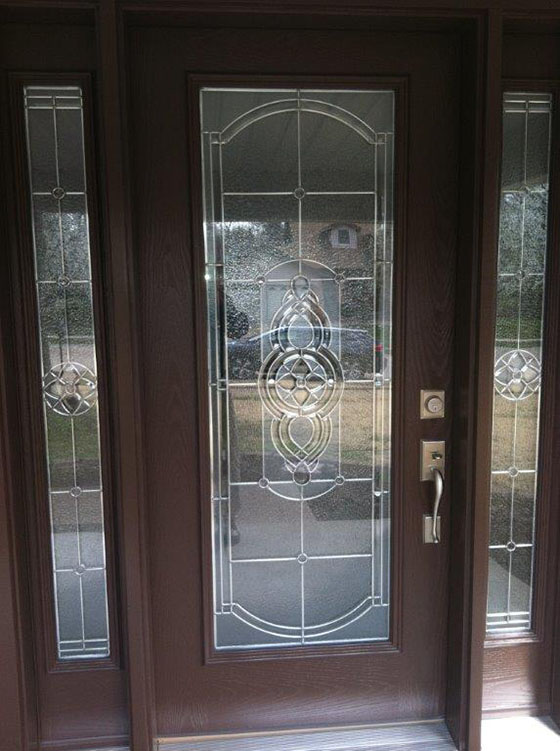 entry door after with cheyenne glass close up