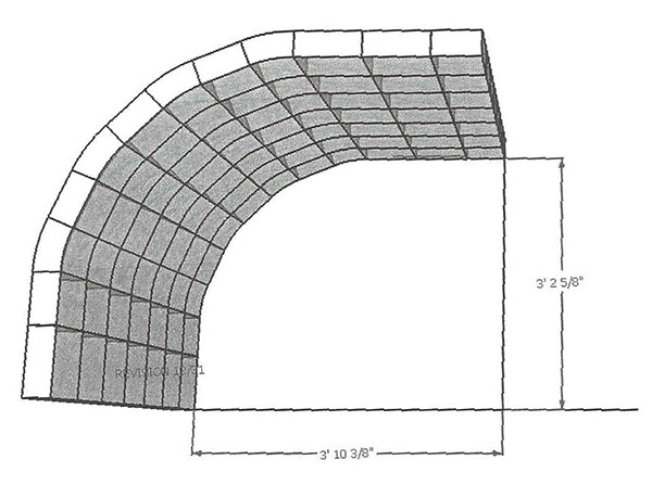 glass block shower design 1