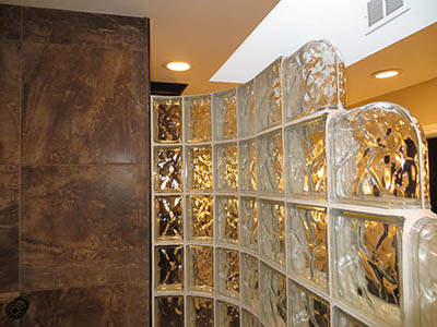 Modular Glass Block Showers 1 Modular Glass Block Showers 1