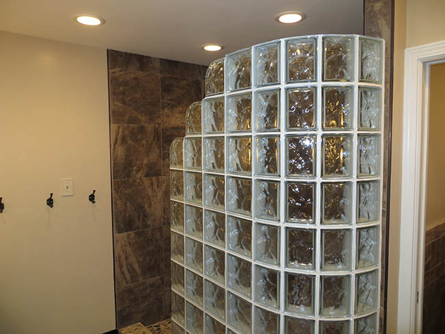 modular glass block showers 2