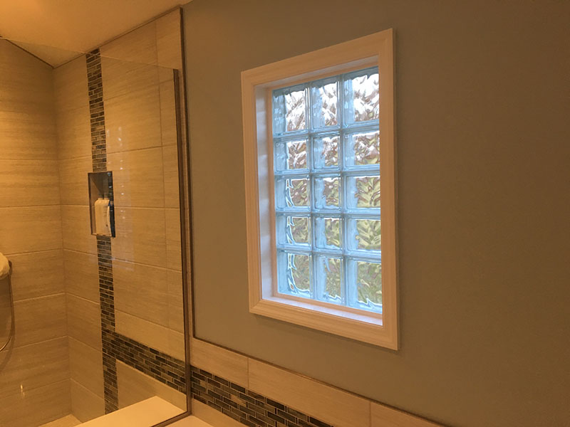 New Glass Block Windows In St Louis, Replace Bathroom Window With Glass Block