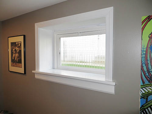 Basement Security Window Installation in St. Louis